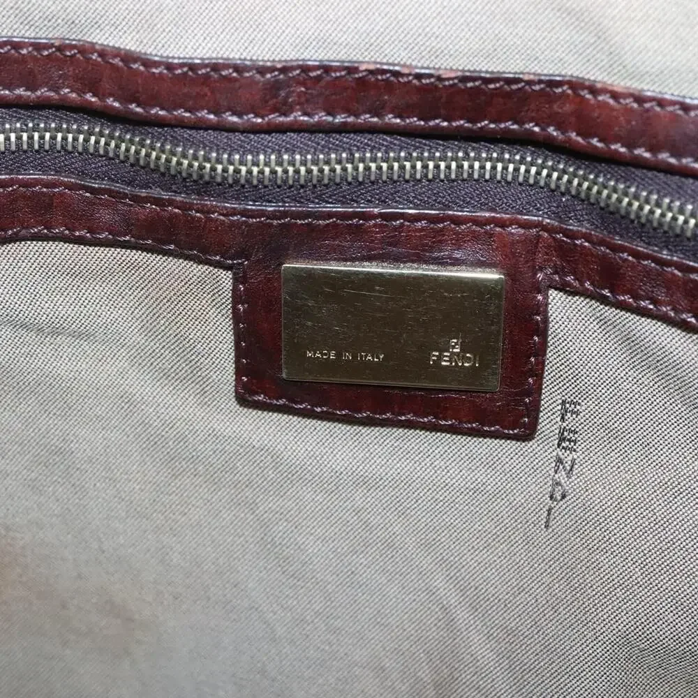 Fendi Zucchino Tote Bag Beige